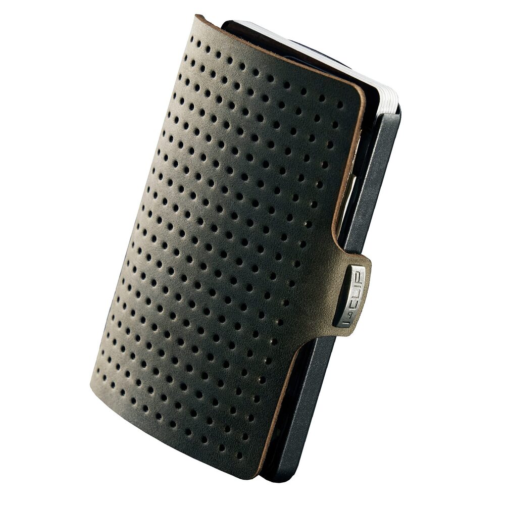 2124 Original Mini Wallet with Moneyclip Slim Wallet Leather Wallet
